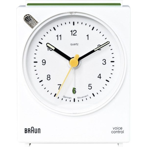 Braun Voice Activated Alarm Clock | White Online Hot Sale - Image 2