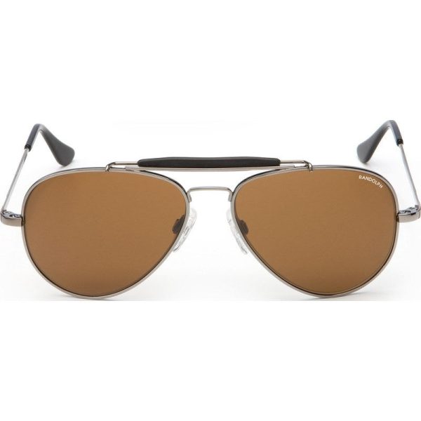 Randolph Engineering Sportsman Gunmetal Sunglasses | Tan Skull Cheap