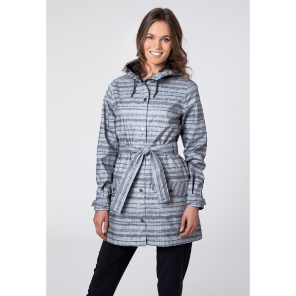 Helly Hansen Women s Lyness Coat | Ebony Melange Print Sale - Image 2