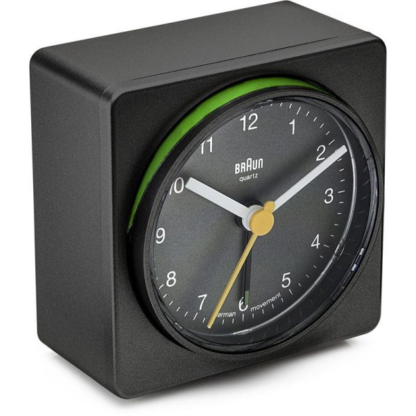 Braun Square Alarm Clock | Black Hot on Sale