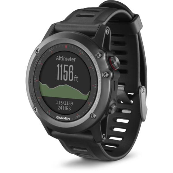 Garmin Fenix 3 Watch Performer Bundle with HRM-Run | Gray Black Hot on Sale