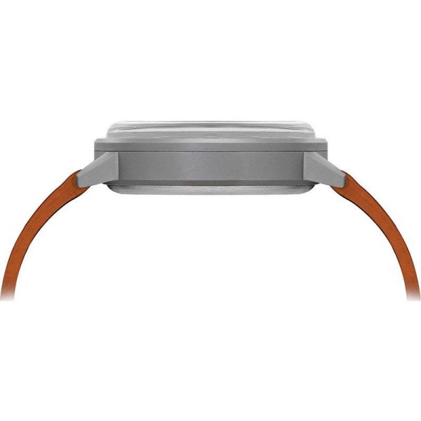Tsovet SVT-SC38 Navy & White Watch | Tan Leather Online now - Image 3
