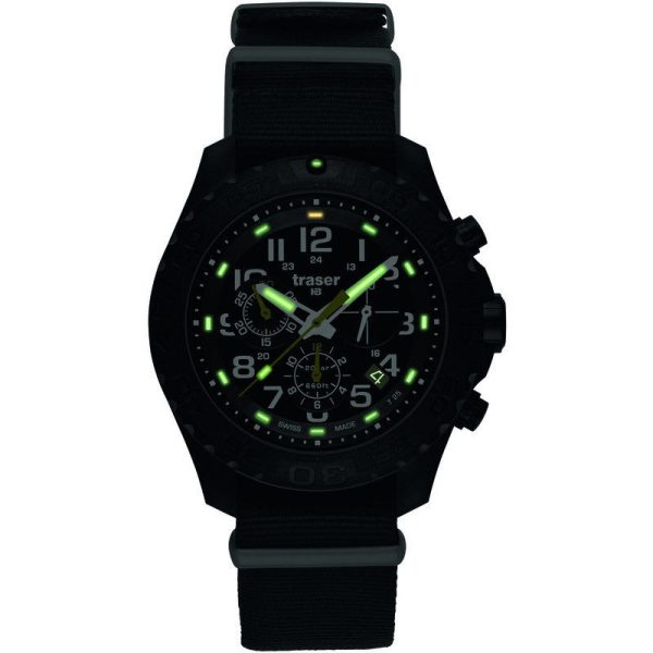 traser H3 Outdoor Pioneer Chronograph Watch | Nylon Strap Discount - Image 2