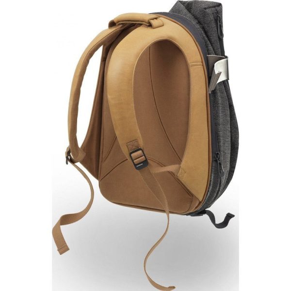 Cote&Ciel Isar Twin Touch Grid Backpack | Juniper Green Caramel For Cheap - Image 2