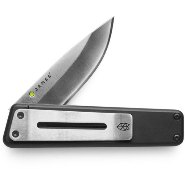 The James Brand Chapter Folding Knife | Black Stainless Straight Cheap