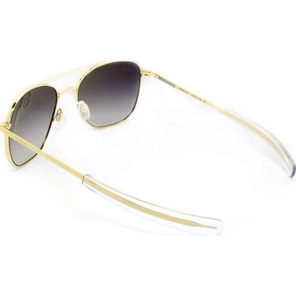 Randolph Engineering Aviator 23K Gold Sunglasses | Gray Gradient Bayonet Online Hot Sale - Image 3