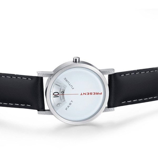 Projects Watches Past, Present & Future Watch | White Leather Discount - Image 2