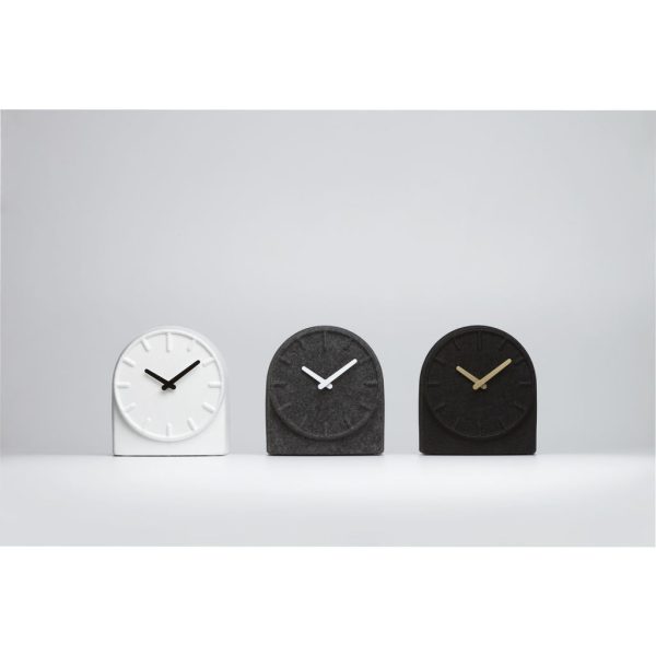 LEFF amsterdam Felt Table Clock | Grey White For Cheap - Image 4
