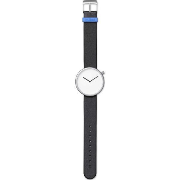 bulbul Ore 02 Watch | Matte Steel on Black Italian Leather For Discount - Image 3
