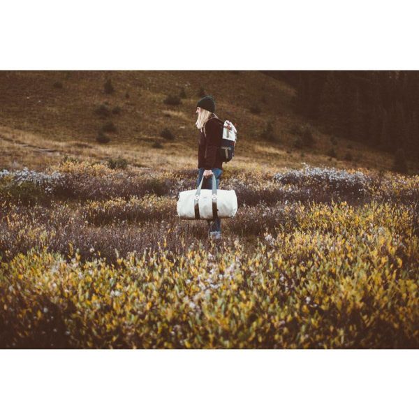 Topo x Woolrich 24  Duffel Bag | Natural Online Sale - Image 4