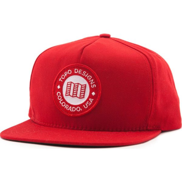 Topo Designs Ranger Hat | Red For Sale