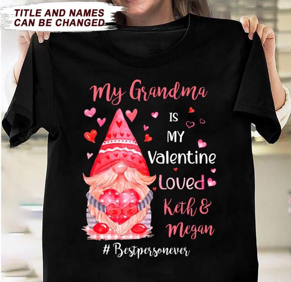 Grandma Personalized T-shirt, Personalized Gift for Nana, Grandma, Grandmother, Grandparents - TS029PS06 Cheap