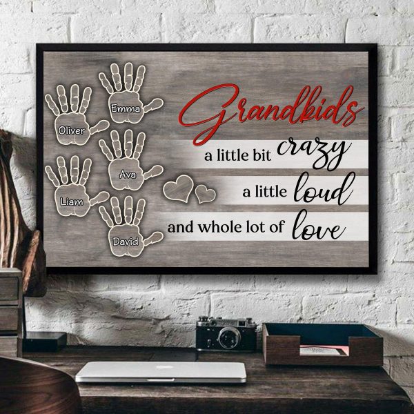 Grandma Personalized Poster & Poster, Personalized Gift for Nana, Grandma, Grandmother, Grandparents - PT004PS00 Online - Image 2