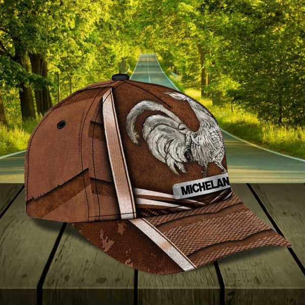 Personalized Chicken Classic Cap, Personalized Gift for Farmers, Cow Lovers, Chicken Lovers - CP335PS06 Cheap - Image 3