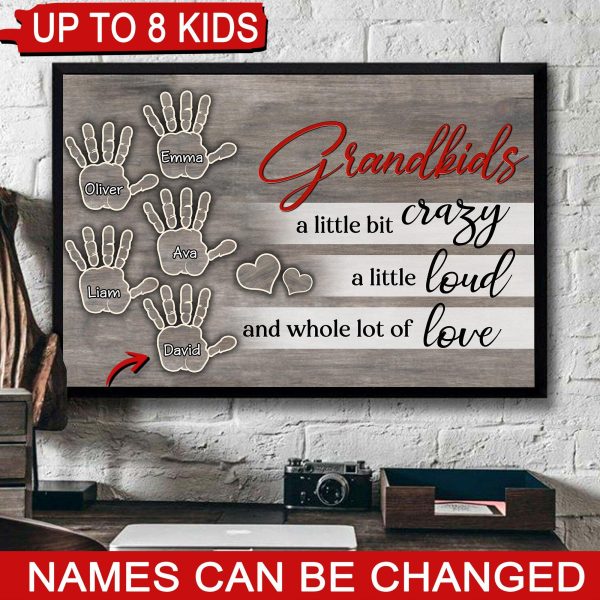 Grandma Personalized Poster & Poster, Personalized Gift for Nana, Grandma, Grandmother, Grandparents - PT004PS00 Online