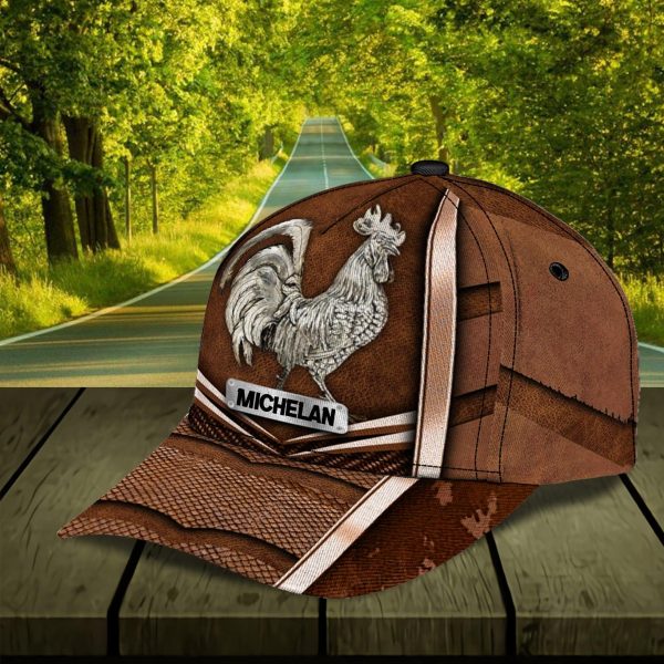 Personalized Chicken Classic Cap, Personalized Gift for Farmers, Cow Lovers, Chicken Lovers - CP335PS06 Cheap - Image 5