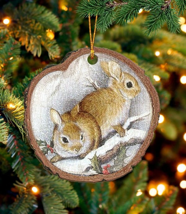 Bunny Custom Shaped Ornament - WO114PA06 Online Sale