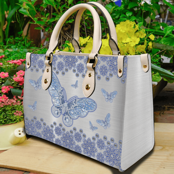 Butterfly Leather Handbag, Gift for Butterfly Lovers - LD060PA06 For Discount - Image 2