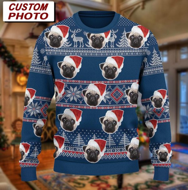 Personalized Dog Knitted Sweater, Personalized Gift for Dog Lovers, Dog Dad, Dog Mom - KN006PS06 Online now